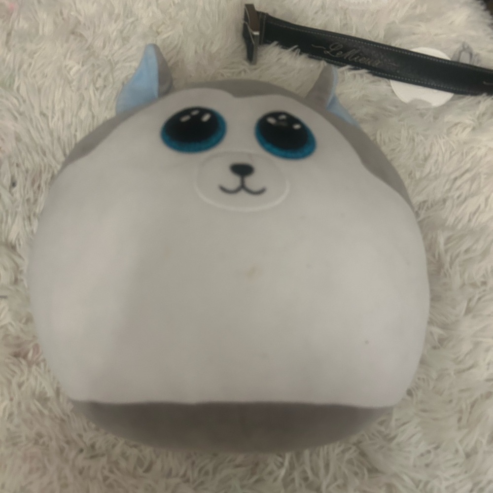 Ty Plush Toy in Gray and White
